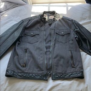 Stylish men’s leather jacket.